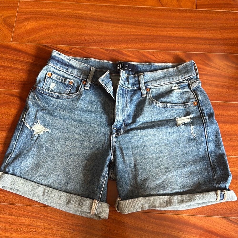gap denim short